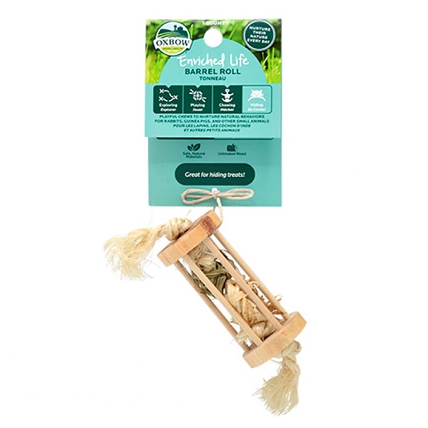 Oxbow Enriched Life Natural Chew Barrel Roll Small Animal Toy