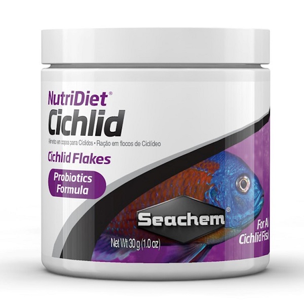 Seachem NutriDiet Probiotics Formula Cichlid Flakes - 1oz