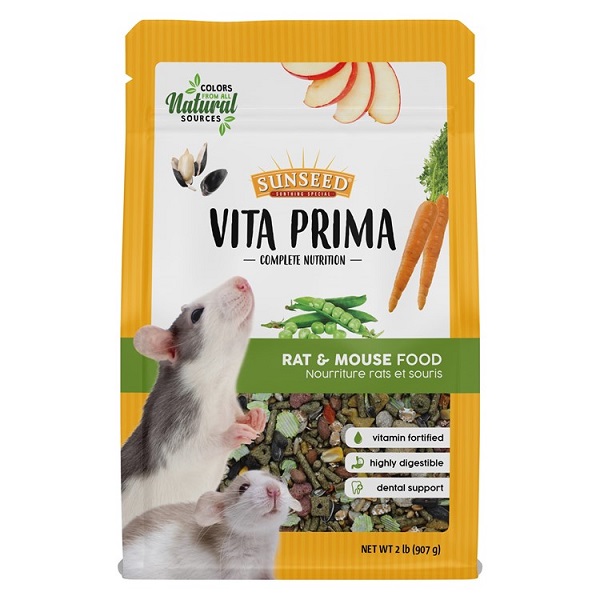 Sunseed Vita Prima Rat & Mouse Food - 2lb