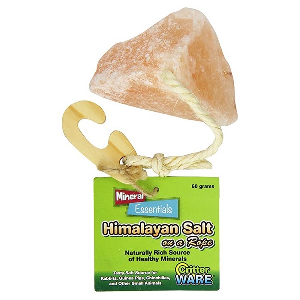 Ware Mineral Essentials Himalayan Salt On A Rope Small Pet Chew Treat 
