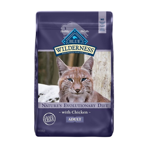 Blue Buffalo Wilderness Grain-Free Chicken Recipe Cat Food - 12lb