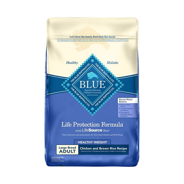 Blue Buffalo Chicken & Brown Rice Recipe Large Breed Dog Food - 30lb