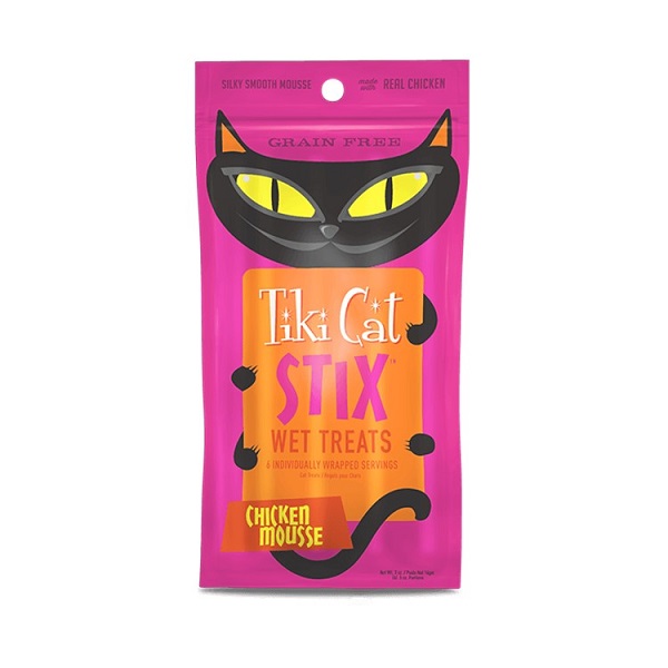 Tiki Cat Stix Chicken In Creamy Gravy Wet Treats For Cats (6ct) - 3oz  
