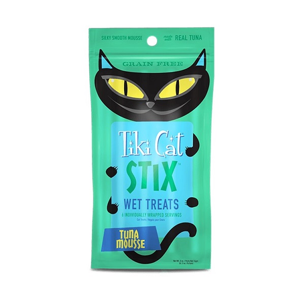 Tiki Cat Stix Tuna In Creamy Gravy Wet Treats For Cats (6ct) - 3oz 