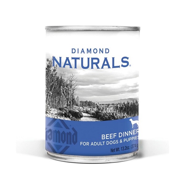 Diamond Naturals Beef Dinner Adult & Puppy Canned Dog Food - 13.2oz