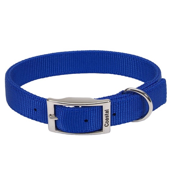 Coastal Pet Products 1" Adjustable Double-Ply Dog Collar w/Metal Buckle