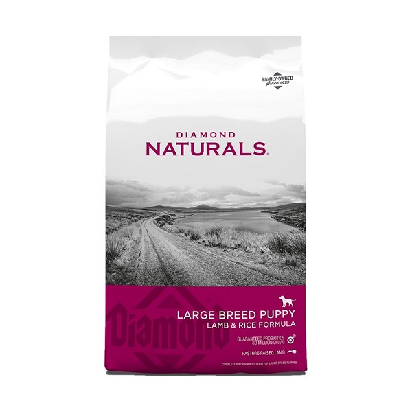 Diamond Naturals Lamb Meal & Rice Formula Large Breed Puppy Food - 40lb