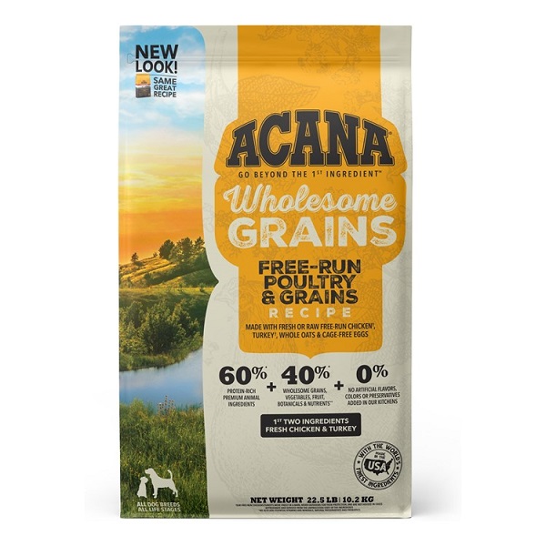 ACANA Free-Run Poultry Recipe + Wholesome Grains Dog Food