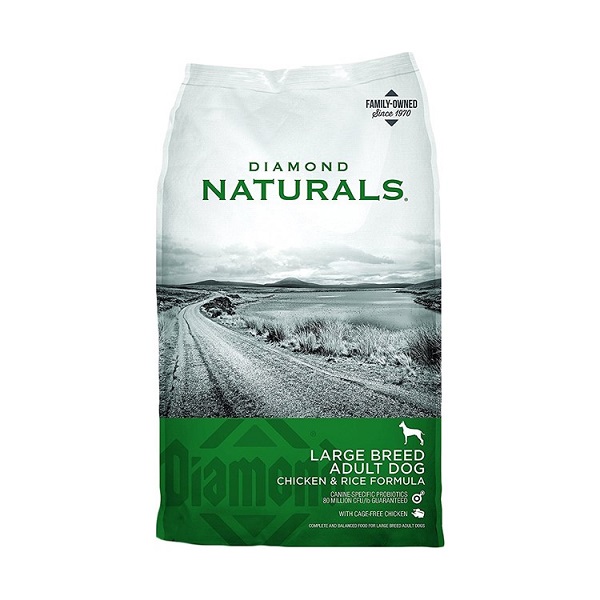 Diamond Naturals Chicken & Rice Formula Large Breed Dog Food - 40lb