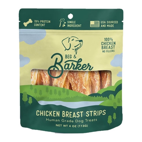 Beg & Barker Chicken Breast Strips Dog Treats - 4oz