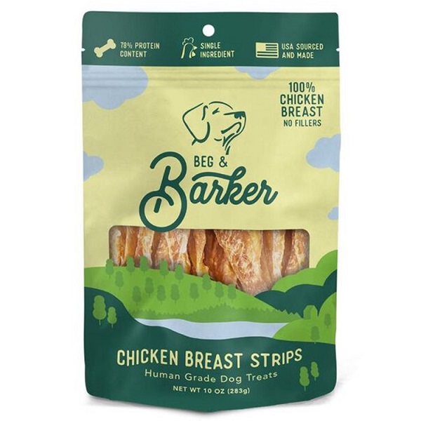 Beg & Barker Chicken Breast Strips Dog Treats - 10oz