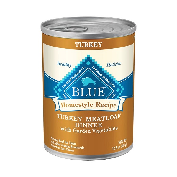 Blue Buffalo Homestyle Recipe Turkey Meatloaf Dinner Canned Dog Food - 12.5oz