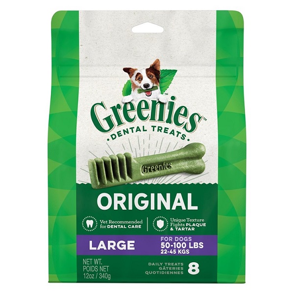 Greenies Original Large Dental Dog Treats - 8ct (12oz)
