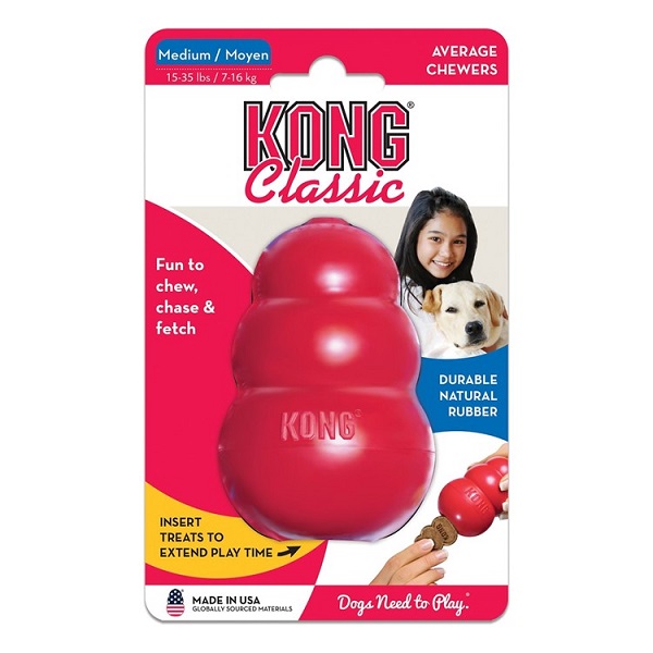 KONG Classic Dog Toy - Red (Medium)