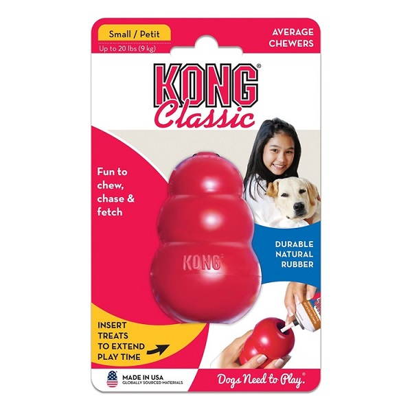 KONG Classic Dog Toy - Red (Small)