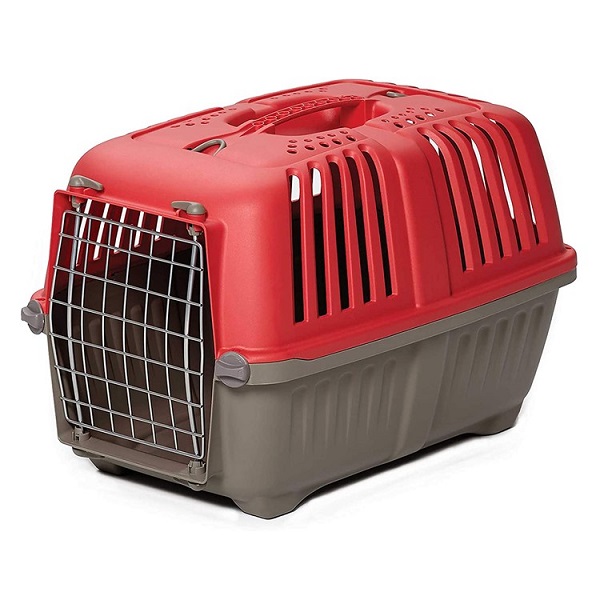 MidWest Spree Hard Sided Dog & Cat Kennel - Red (19")