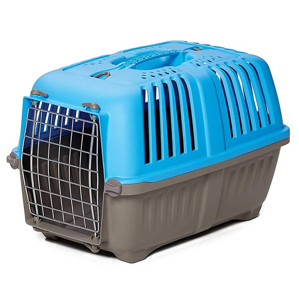 MidWest Spree Hard Sided Dog & Cat Kennel - Blue (19")