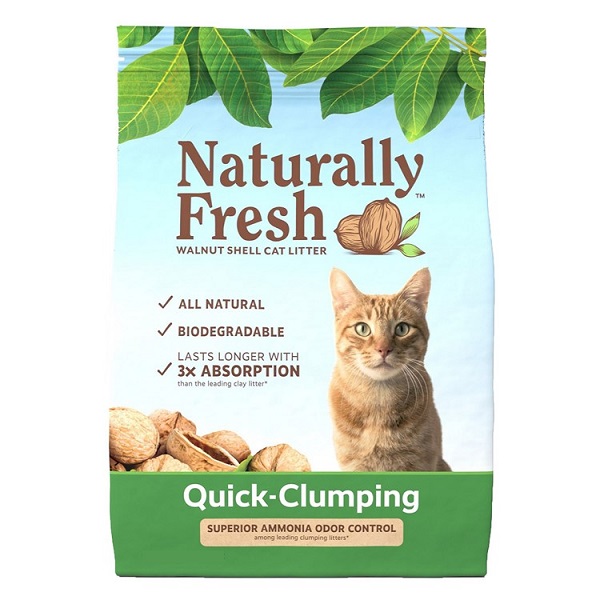 Naturally Fresh Unscented Clumping Walnut Cat Litter - 10lb