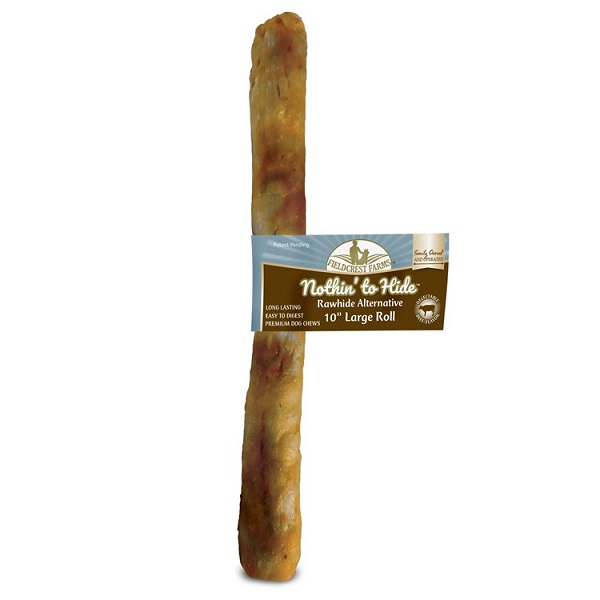 Nothin' To Hide Beef Flavor Rawhide Alternative Roll Dog Chew (Single) - Large (8"-10")
