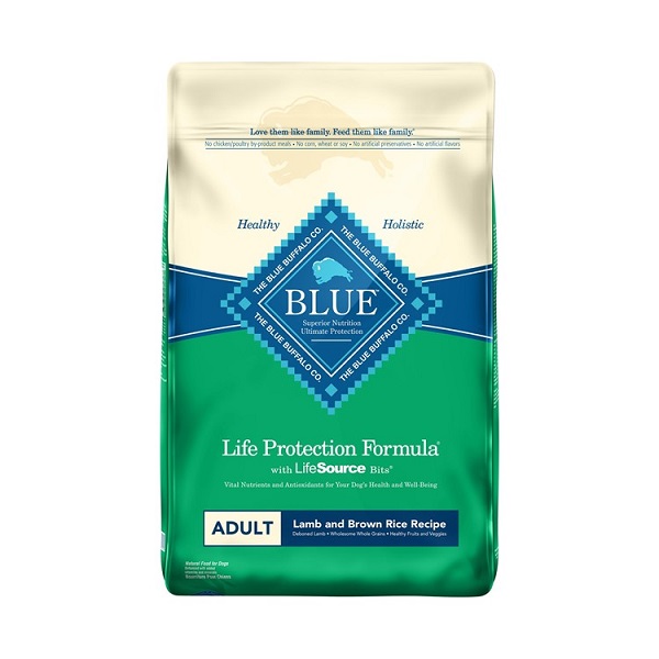 Blue Buffalo Lamb & Brown Rice Recipe Adult Dog Food - 30lb