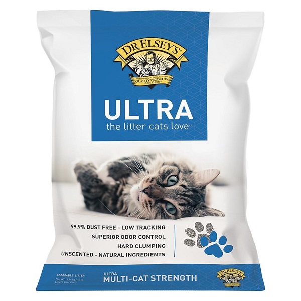 Dr. Elsey's Precious Cat Ultra Unscented Clumping Clay Cat Litter - 40lb
