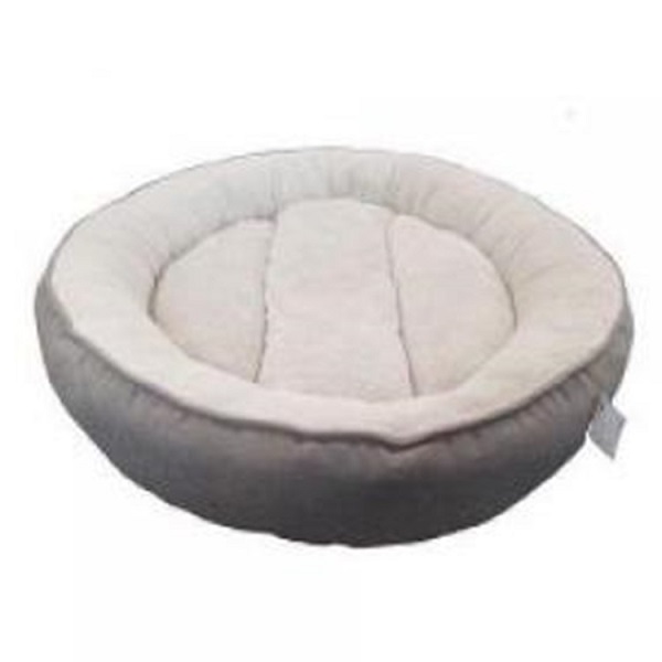 Petcrest Donut Dog Bed - Grey (25")