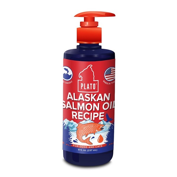 Plato Wild Alaskan Salmon Oil Dog & Cat Supplement - 8oz