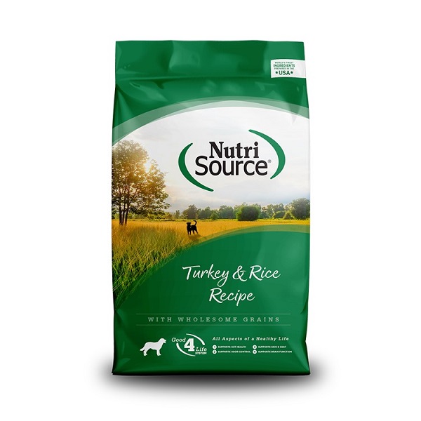 NutriSource Turkey & Rice Recipe Dog Food - 30lb