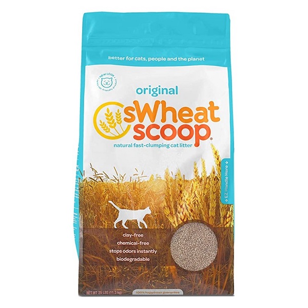 sWheat Scoop Fast-Clumping All-Natural Cat Litter - 25lb