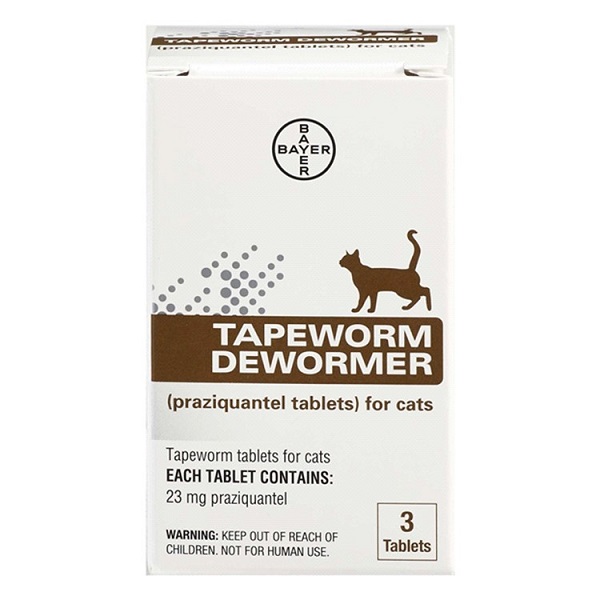 Bayer Tapeworm Dewormer For Cats (3ct)