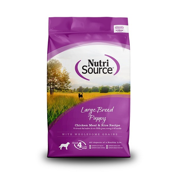 NutriSource Chicken & Rice Large Breed Puppy Food - 30lb