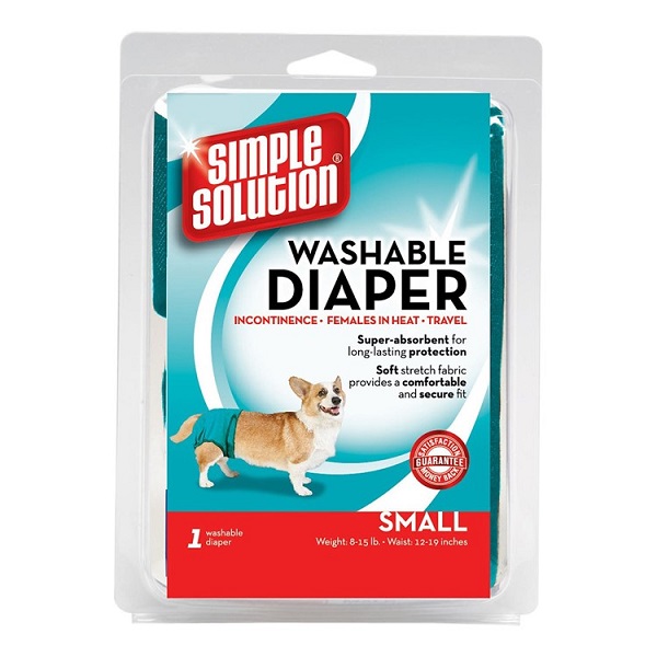 Simple Solution Washable Female Dog Diaper - Small