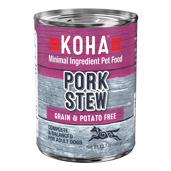 KOHA Minimal Ingredient Pork Stew for Dogs - 12.7oz