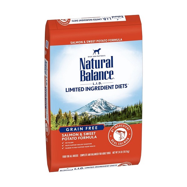Natural Balance Limited Ingredient Diets Salmon & Sweet Potato Formula Dry Dog Food - 24lb