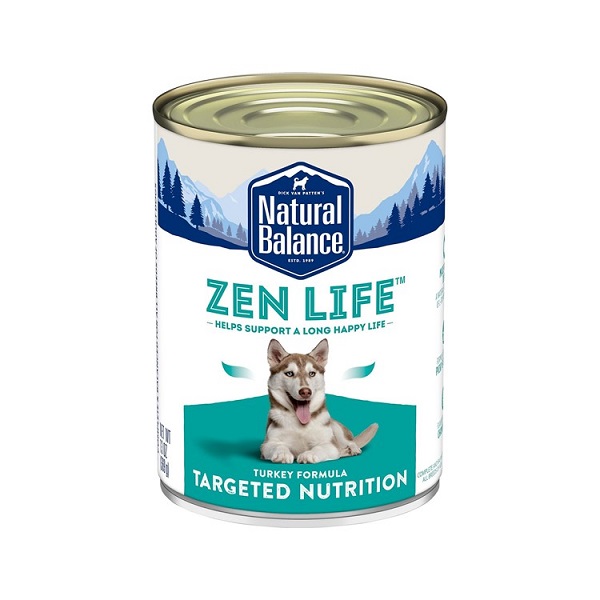 Natural Balance Targeted Nutrition Zen Life Turkey Formula Wet Dog Food - 13oz