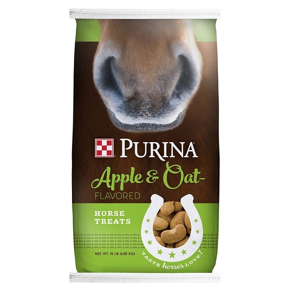 Purina Apple & Oats Horse Treats - 15lb