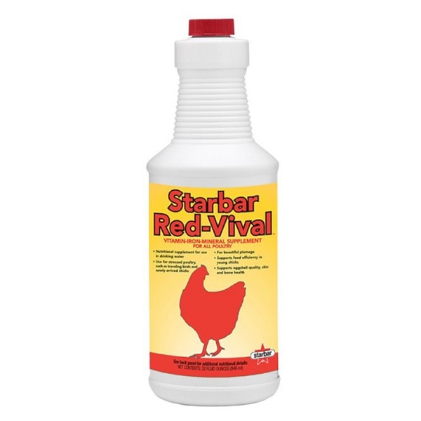 Starbar Red-Vival Supplement for Poultry - 32oz