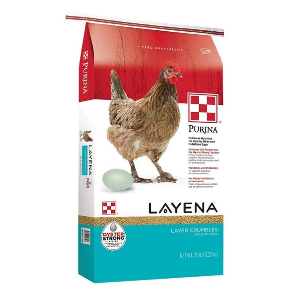 Purina Layena Premium Layer Crumble Poultry Feed - 25lb