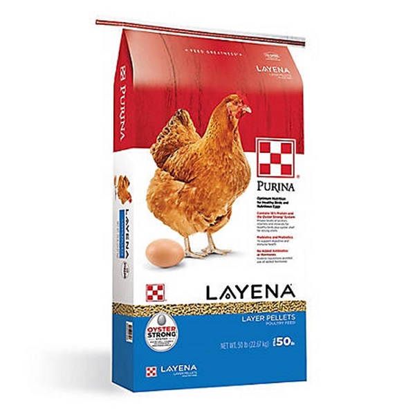 Purina Layena Premium Layer Pellet Poultry Feed - 50lb