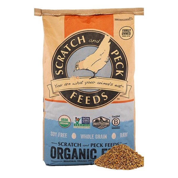 Scratch & Peck Naturally Free Organic Chick Starter Feed - 40lb