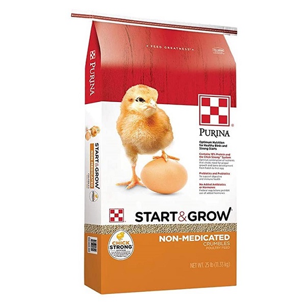 Purina Start & Grow Non-Medicated Crumbles Poultry Feed - 25lb