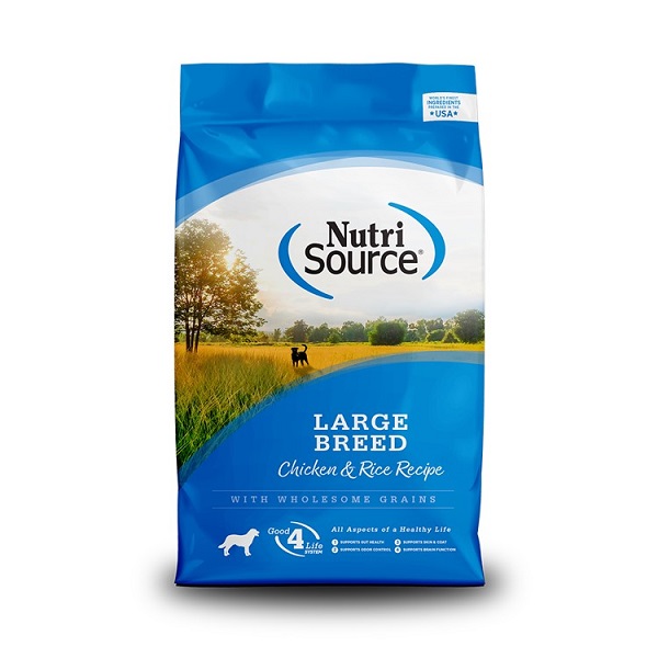 NutriSource Chicken & Rice Recipe Large Breed Dog Food - 30lb