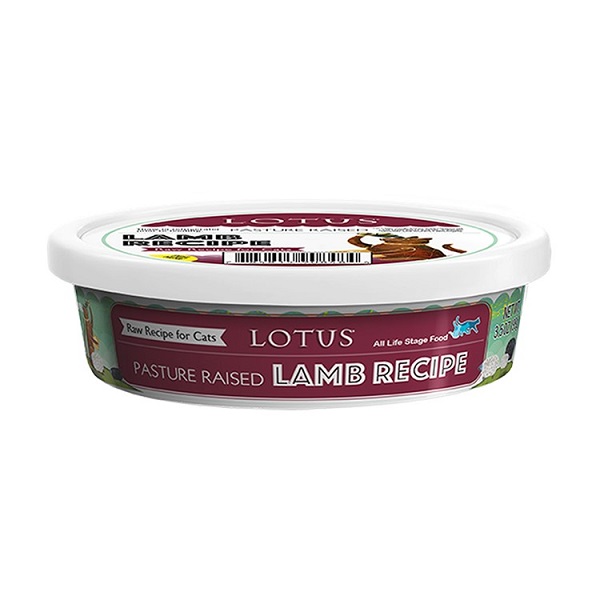 Lotus Pasture Raised Lamb Recipe Raw Cat Food - 3.5oz