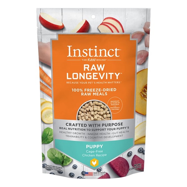 Instinct Raw Longevity Freeze Dried Puppy Food - Chicken (9.5oz)