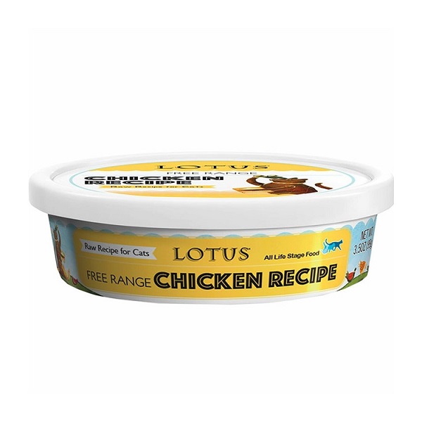 Lotus Free Range Chicken Recipe Raw Cat Food - 3.5oz