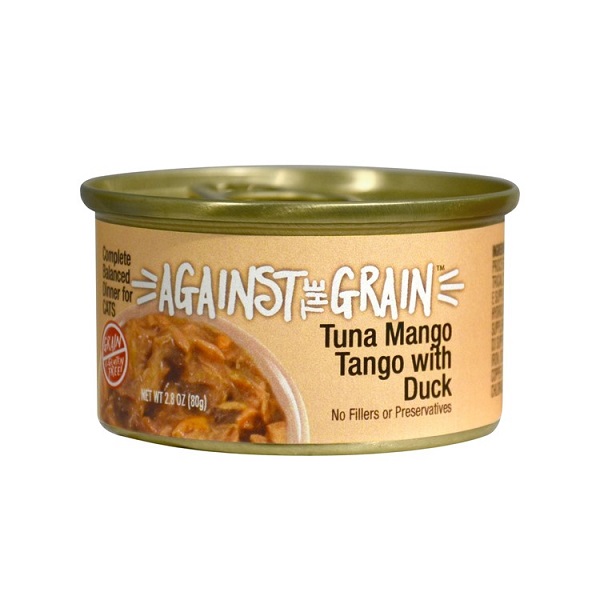 Evanger's Against the Grain Tuna Mango Tango With Duck Dinner Wet Cat Food - 2.8oz
