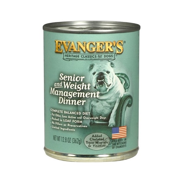 Evanger's Heritage Classics Senior & Weight Management Dinner Wet Dog Food - 12.8oz
