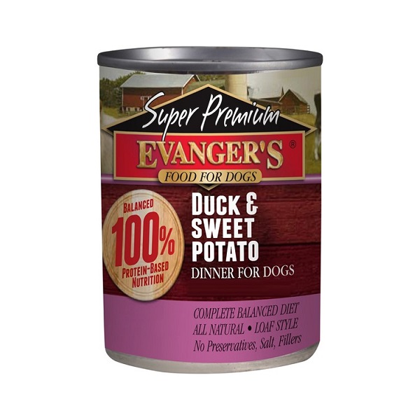 Evanger's Super Premium Duck & Sweet Potato Dinner Wet Dog Food - 12.8oz
