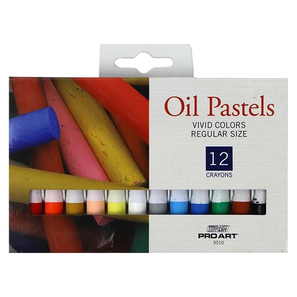 Pro Art Vivid Color Oil Pastels - 12ct