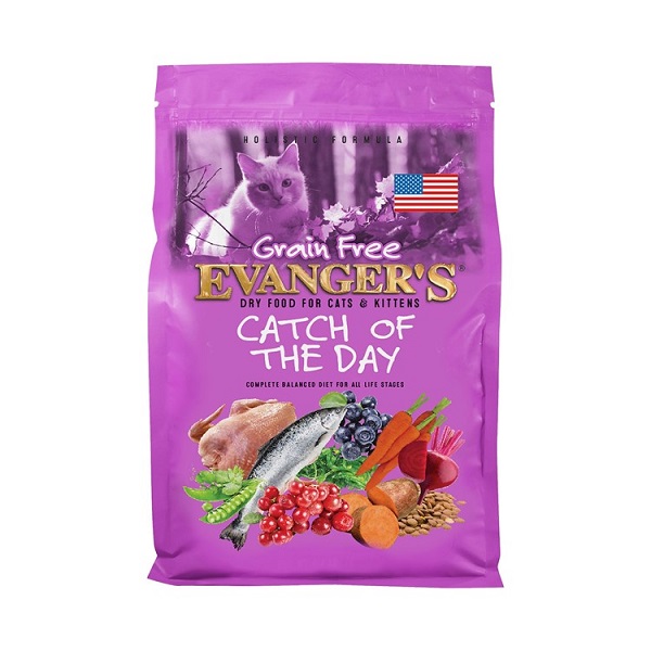 Evanger's Super Premium Catch Of The Day Recipe Cat & Kitten Food - 4.4lb